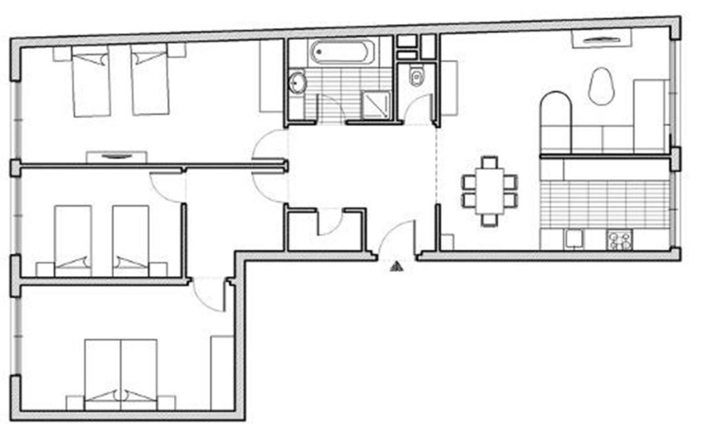 Apartment Mariahilf - 4Rooms4You Wien Rum bild